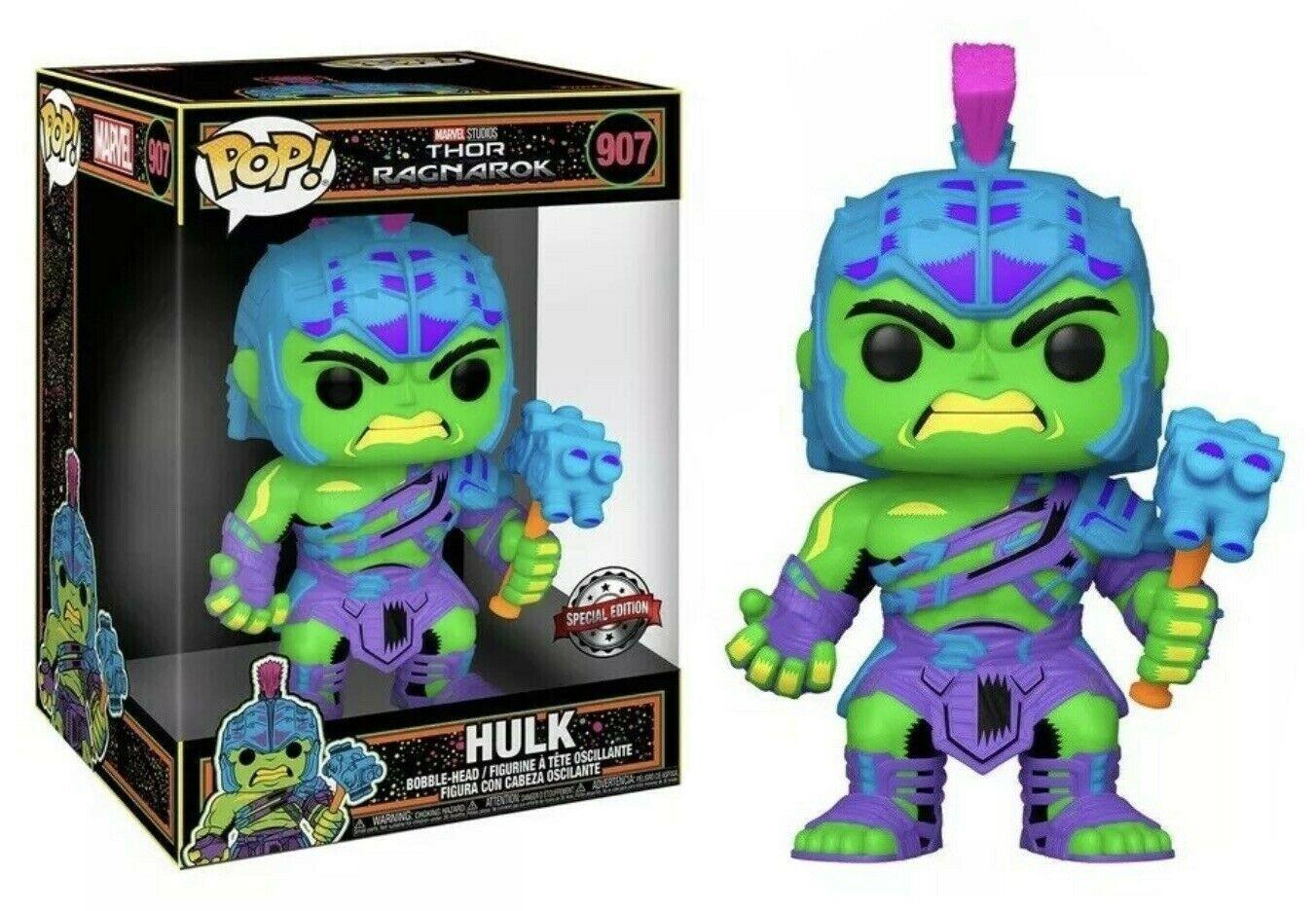 Ragnarok Hulk Funko Pop 10 Inches 907 Bobble Head Marvel Vinyl Figure Exclusive