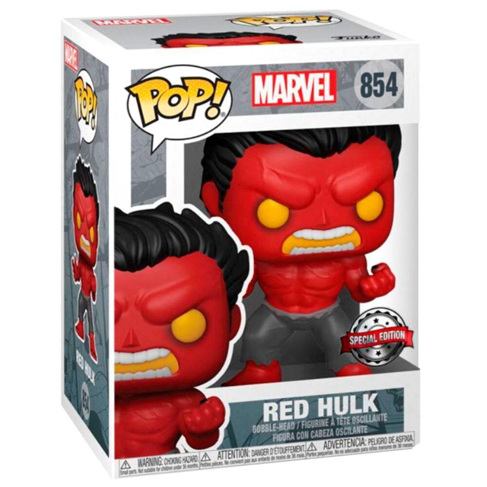 POP figure Marvel - Red Hulk Exclusive - Funko - Ginga Toys