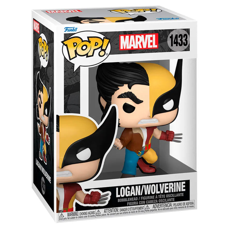 Pop! Marvel: Split - Logan/Wolverine - Ginga Toys