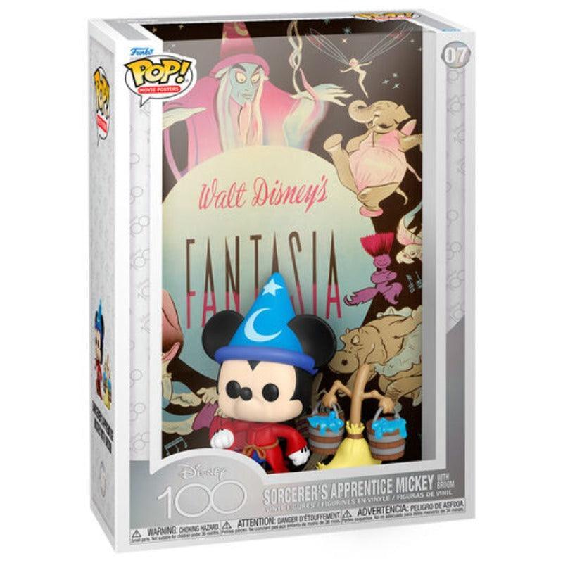 Pop! Movie Poster: Disney - Fantasia Sorcerer's Apprentice and Broom Vinyl Figure #07 - Funko - Ginga Toys