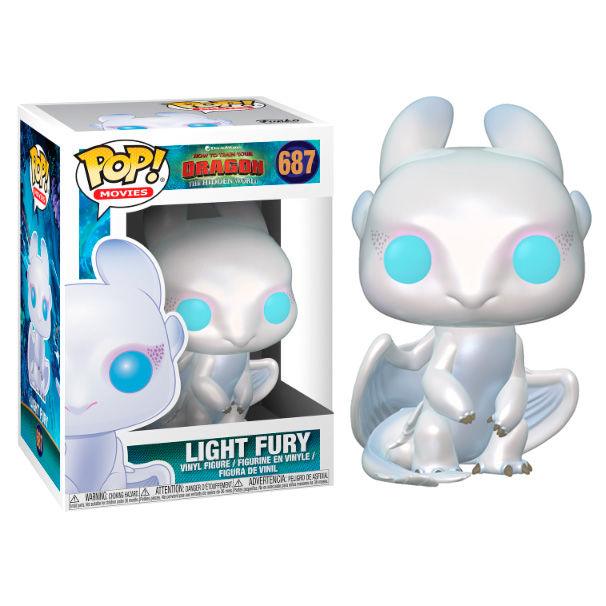 Pop! Movies: How to Train Your Dragon - Light Fury Figure - Funko - Ginga Toys