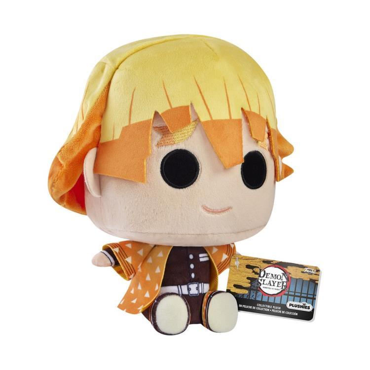 Pop! Plush: Demon Slayer: Kimetsu no Yaiba - Zenitsu Agatsuma Push Soft Toy - Funko - Ginga Toys