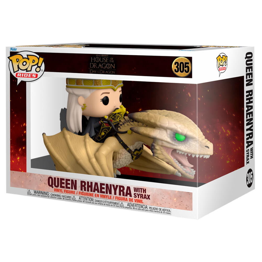 Pop! Rides Deluxe: House of the Dragon - Rhaenyra with Syrax - Funko - Ginga Toys