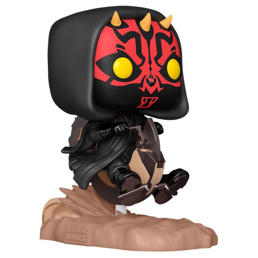 Pop! Rides Deluxe: Star Wars: The Phantom Menace 25th Darth Maul on Bloodfin Speeder Figure #705 - Ginga Toys