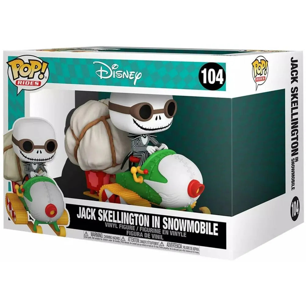 Pop! Rides Super Deluxe: The Nightmare Before Christmas - Jack & Snowmobile - Ginga Toys