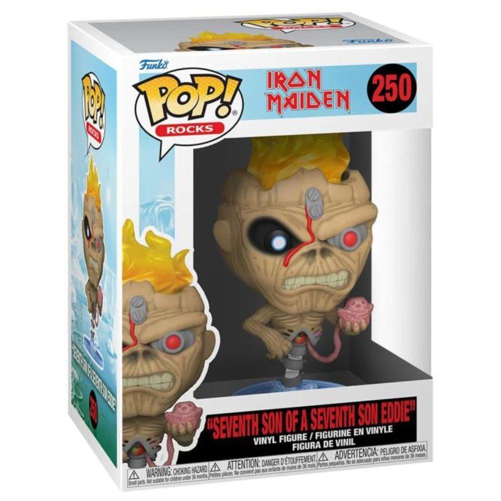 Pop! Rocks: Iron Maiden - Eddie (Seventh Son of Seventh Son) Vinyl Figure #250 - Funko - Ginga Toys