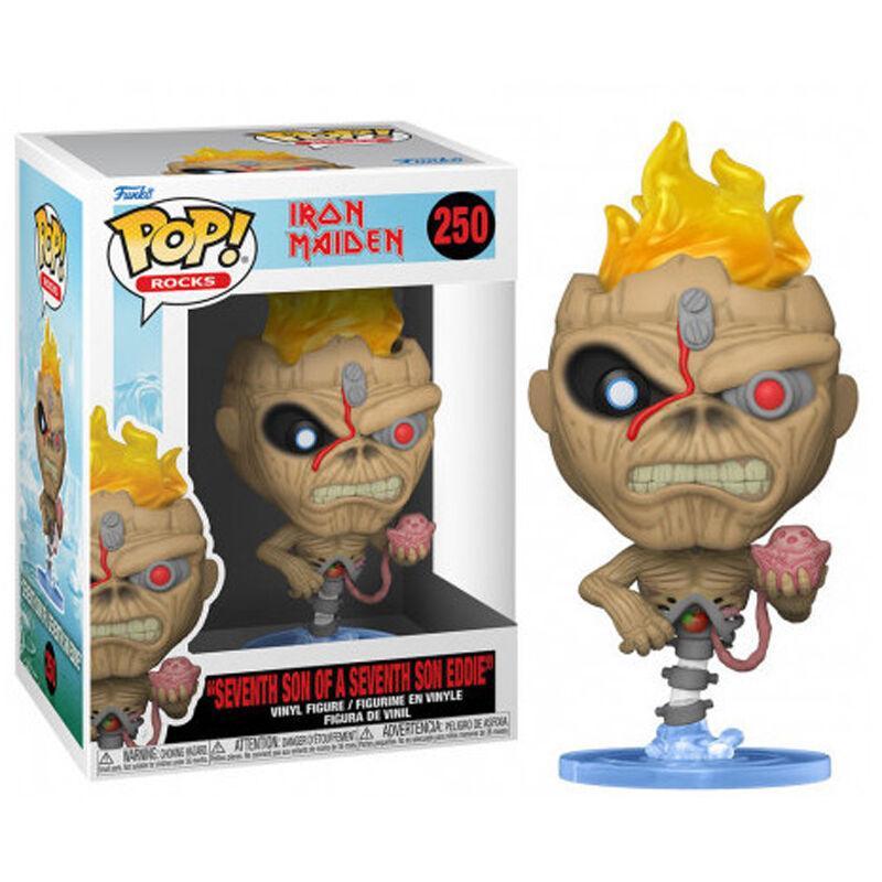 Pop! Rocks: Iron Maiden - Eddie (Seventh Son of Seventh Son) Vinyl Figure #250 - Funko - Ginga Toys