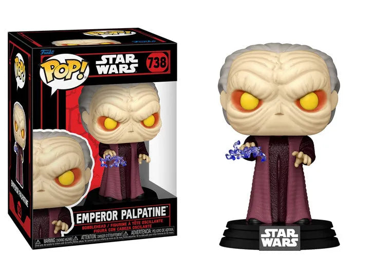 Pop! Star Wars: Dark Side - Emperor Palpatine Figure #738 - Ginga Toys