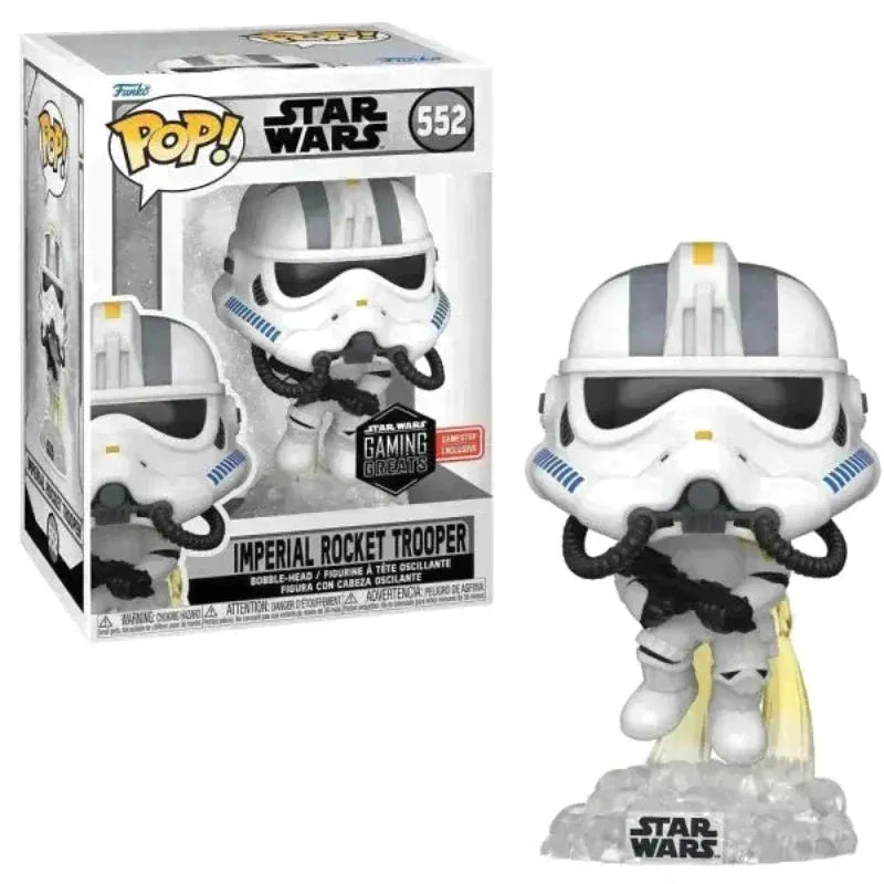 Pop! Star Wars - Imperial Rocket Trooper Vinyl Bobblehead Figure Exclusive #552 - Funko - Ginga Toys