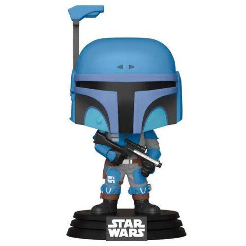 Funko Pop! Star Wars: The Mandalorian Death Watch Mandalorian Two Stripes Exclusive Figure #354 - Funko - Ginga Toys