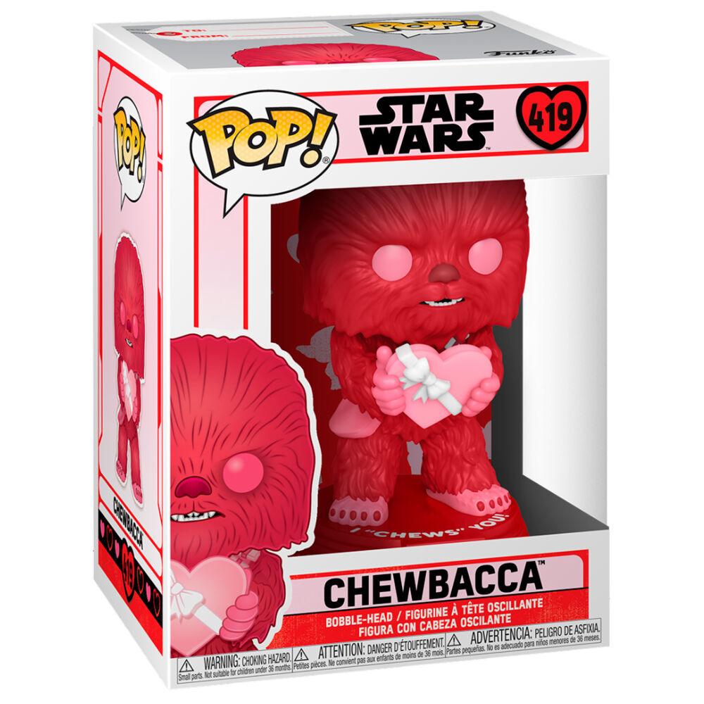 Pop! Star Wars: Valentines Cupid - Chewbacca Figure #419 - Funko - Ginga Toys