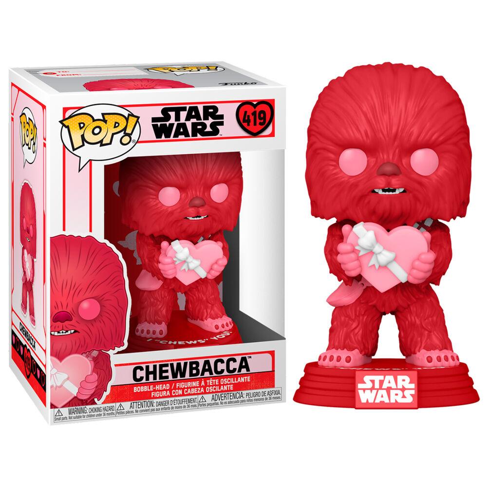 Pop! Star Wars: Valentines Cupid - Chewbacca Figure #419 - Funko - Ginga Toys