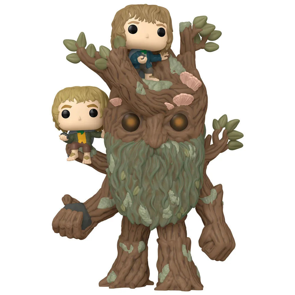 Pop! Super Sized 6" The Lord of the Rings - Treebeard with Merry & Pippin Figure #1579 - Ginga Toys