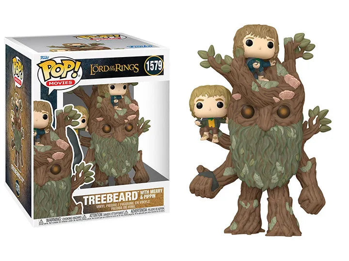 Pop! Super Sized 6" The Lord of the Rings - Treebeard with Merry & Pippin Figure #1579 - Ginga Toys