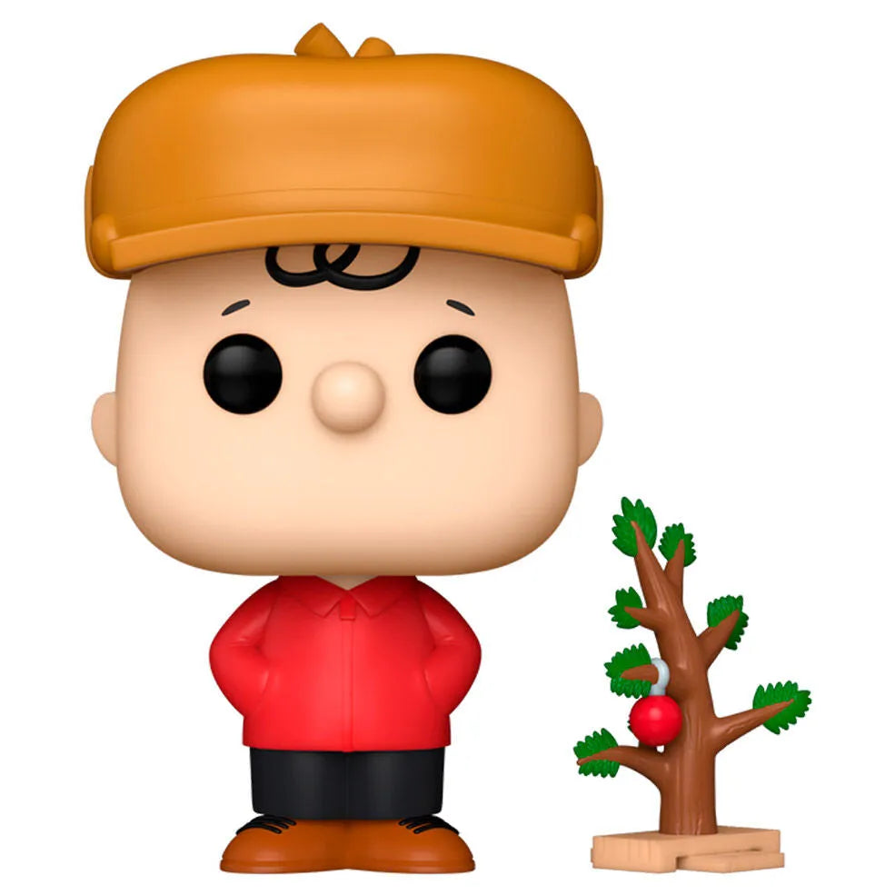 Pop! Television: A Charlie Brown Christmas - Charlie Brown with Tree - Ginga Toys