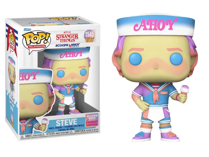 Pop! Television: Stranger Things - Steve Figure (Scoops Ahoy) #1545 - Ginga Toys