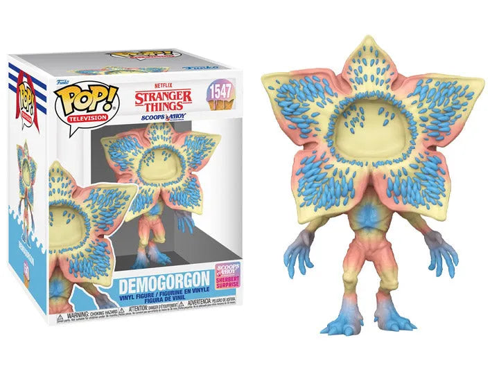 Pop! Television: Super Sized 6" Stranger Things - Demogorgon Figure (Scoops Ahoy) #1547 - Ginga Toys