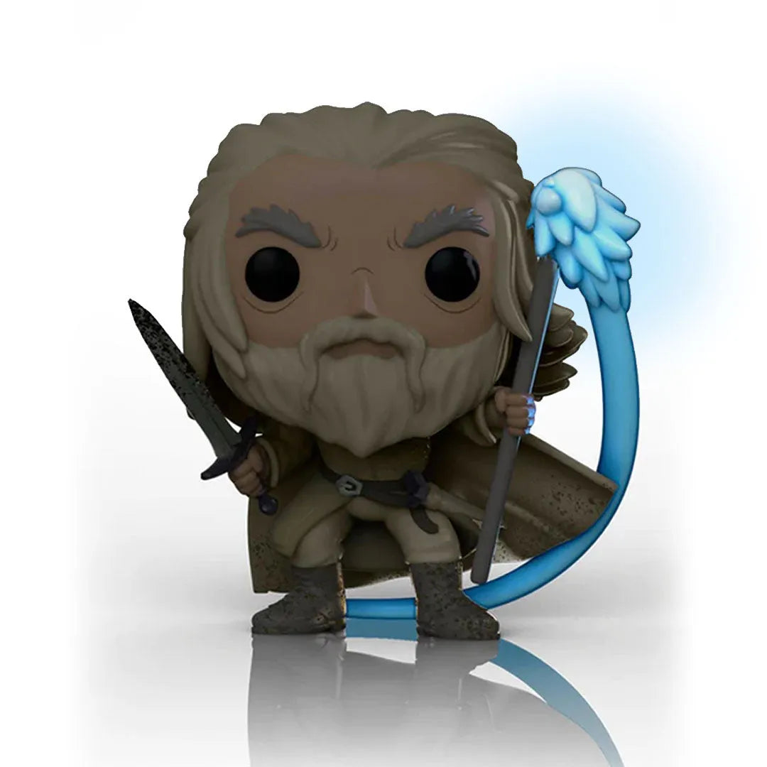 Pop! The Lord of the Rings - Gandalf The White Glows Exclusive Figure #1203 - Ginga Toys