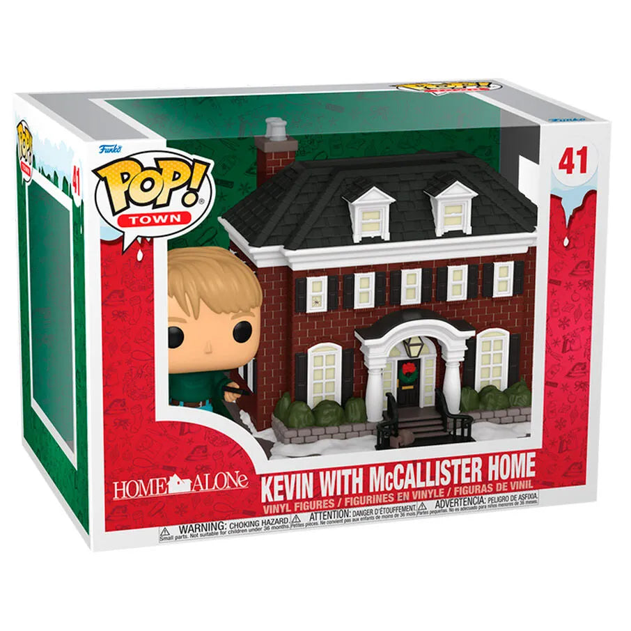 Pop! Town: Home Alone - Kevin McCallister with McCallister House (Glow-in-the-Dark) - Ginga Toys