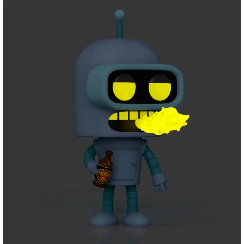 Pop! TV: Futurama - Specialty Series Bender (Glow-in-the-Dark) (Chase) - Ginga Toys