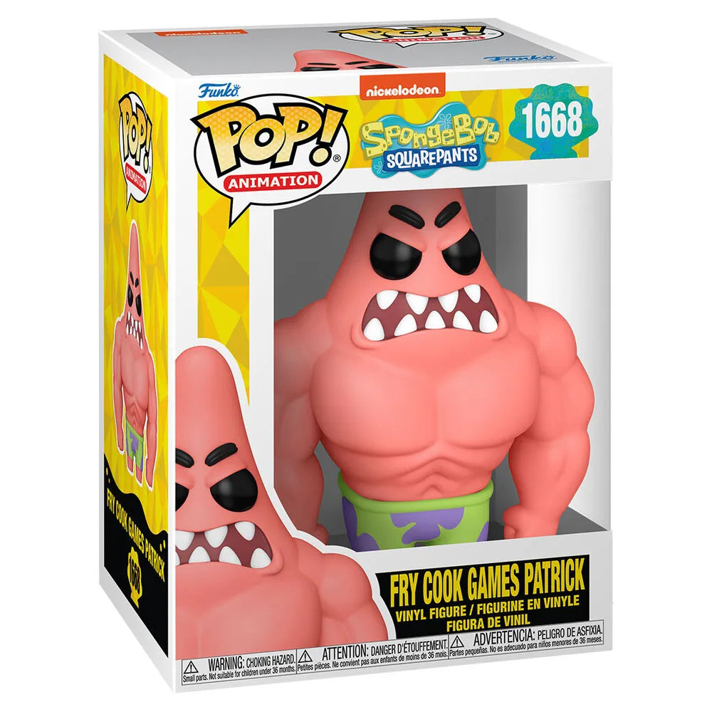 Pop! TV: SpongeBob SquarePants 25th Anniversary - Fry Cook Games Patrick - Ginga Toys