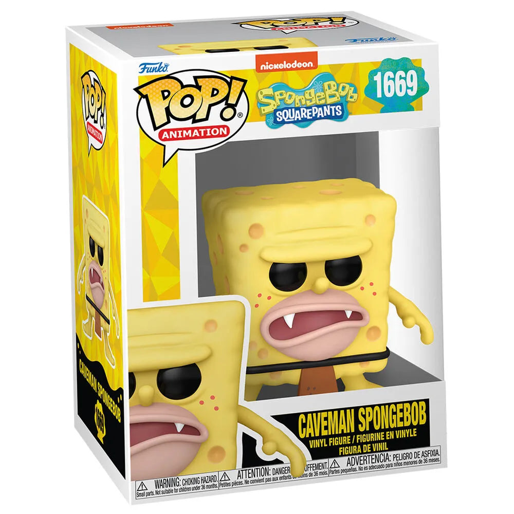 Pop! TV: SpongeBob SquarePants 25th - Caveman SpongeBob Figure #1669 - Ginga Toys