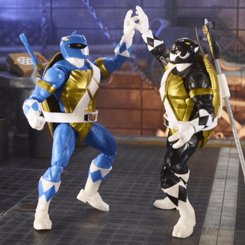 Power Rangers X TMNT Morphed Donatello & Morphed Leonardo Action figures Set (Lightning Collection) - Hasbro - Ginga Toys