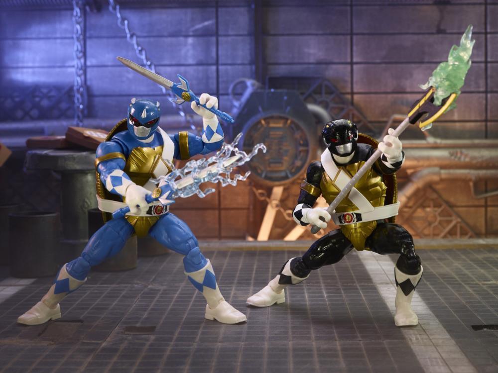 Power Rangers X TMNT Morphed Donatello & Morphed Leonardo Action figures Set (Lightning Collection) - Hasbro - Ginga Toys