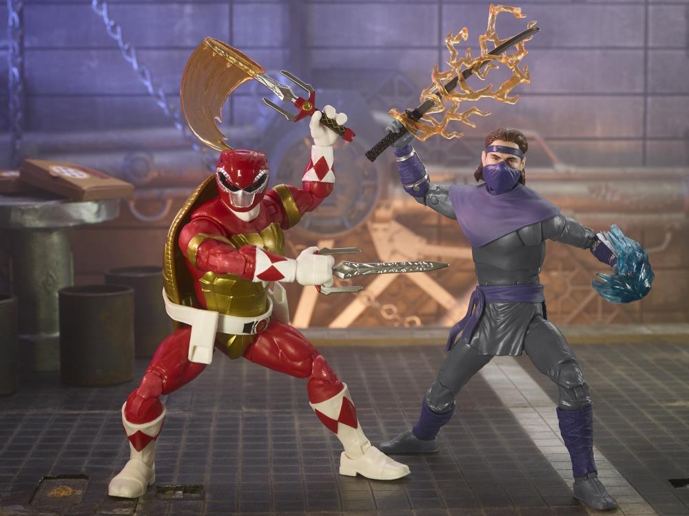 Power Rangers X TMNT Morphed Raphael & Foot Soldier Tommy Action figures Set - Hasbro - Ginga Toys