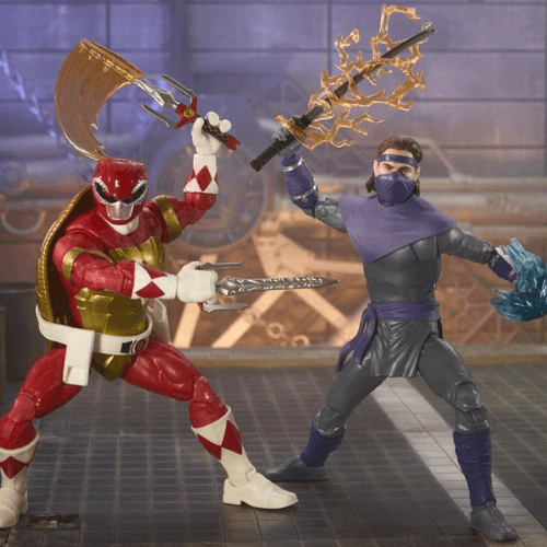 Power Rangers X TMNT Morphed Raphael & Foot Soldier Tommy Action figures Set - Hasbro - Ginga Toys