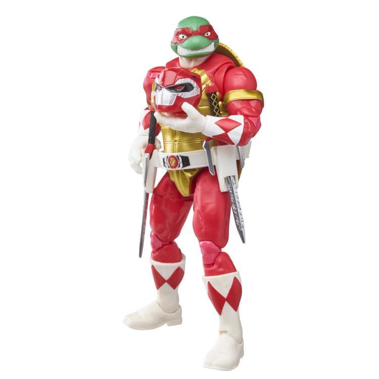 Power Rangers X TMNT Morphed Raphael & Foot Soldier Tommy Action figures Set - Hasbro - Ginga Toys