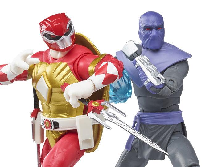 Power Rangers X TMNT Morphed Raphael & Foot Soldier Tommy Action figures Set - Hasbro - Ginga Toys