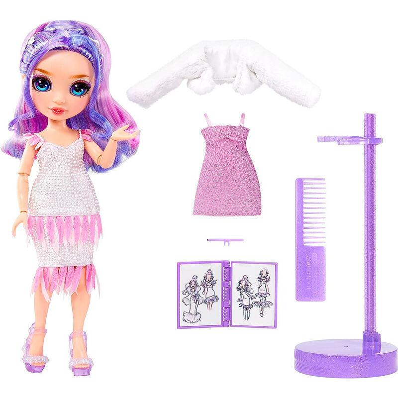 Rainbow High Fantastic Fashion Violet Willow - Purple 11” Fashion Doll Playset - MGA - Ginga Toys