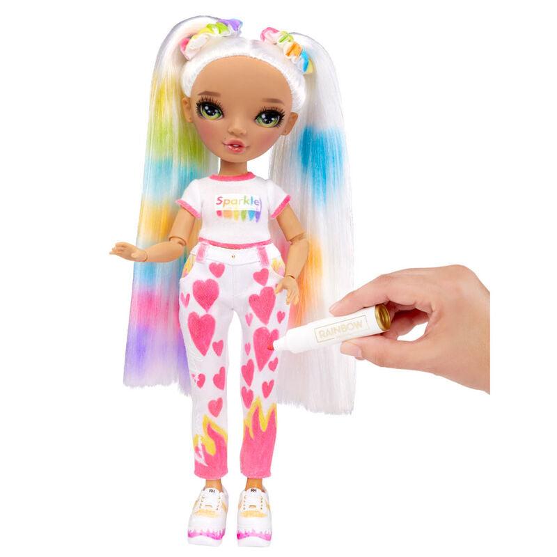 Rainbow High Green Eyes Doll Toy Color & Create Fashion DIY Doll - MGA - Ginga Toys