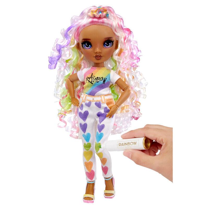 Rainbow High Purple Eyes Doll Toy Color & Create Fashion DIY Doll - MGA - Ginga Toys