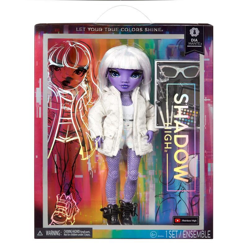 Rainbow High Shadow Dia Mante - Purple Fashion Doll - MGA - Ginga Toys