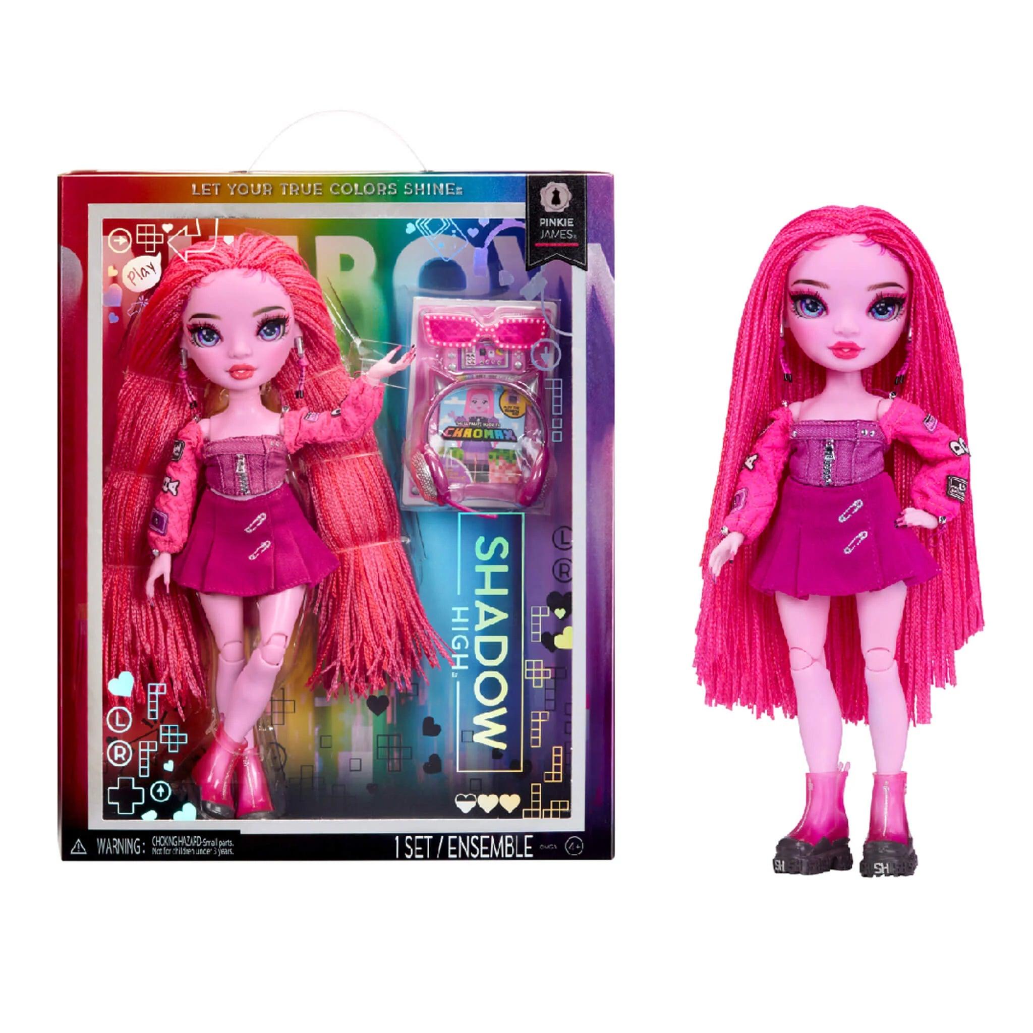Rainbow High Shadow High Pinkie James – Pink 11” Fashion Doll Playset - MGA - Ginga Toys