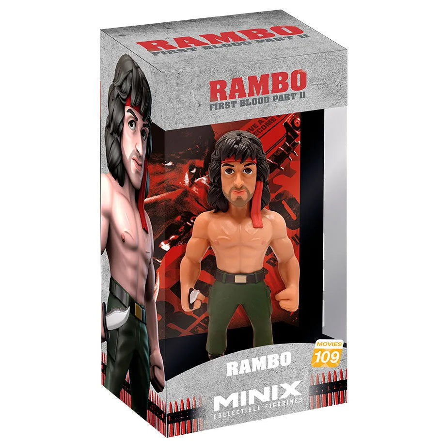 Rambo: First Blood 2 - Minix Rambo Figure 12cm - Ginga Toys