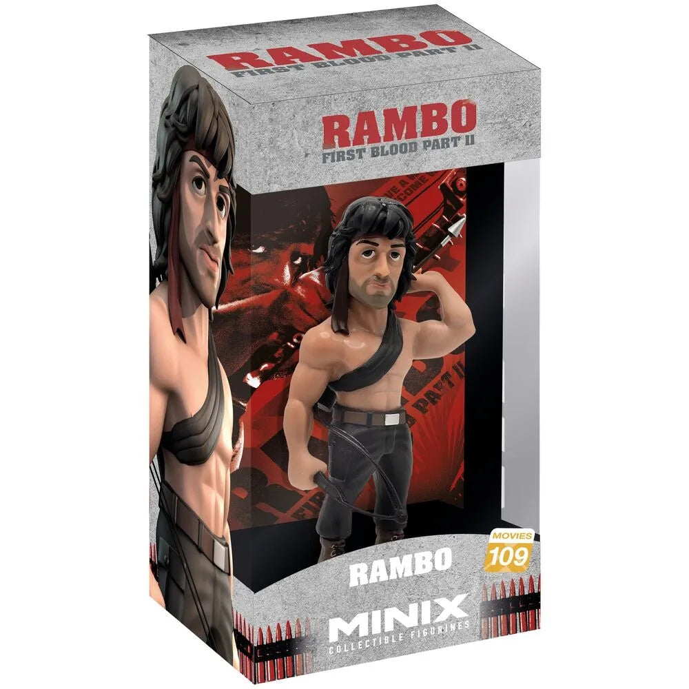 Rambo First Blood Part II Minix - Rambo Collectible Figure 12cm - Ginga Toys