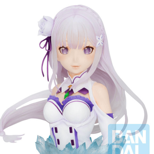 Re:Zero Starting Life in Another World Ichibansho Emilia May The Spirit Bless You Bust - Bandai - Ginga Toys