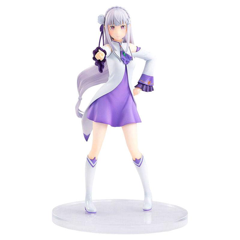 Re:Zero Starting Life in Another World KD Colle Light Emilia Figure - KADOKAWA - Ginga Toys