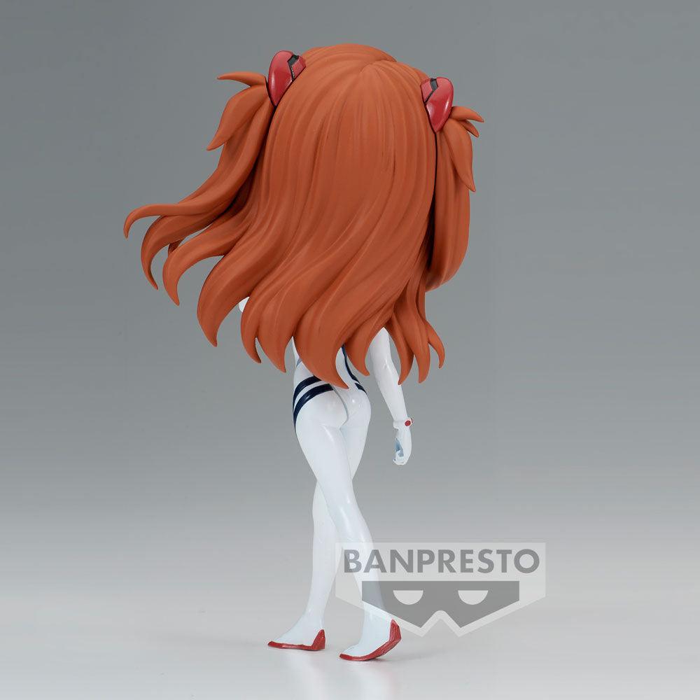 Rebuild of Evangelion Q Posket Asuka Shikinami Langley Figure (Ver. A) White Plugsuit Style - Banpresto - Ginga Toys