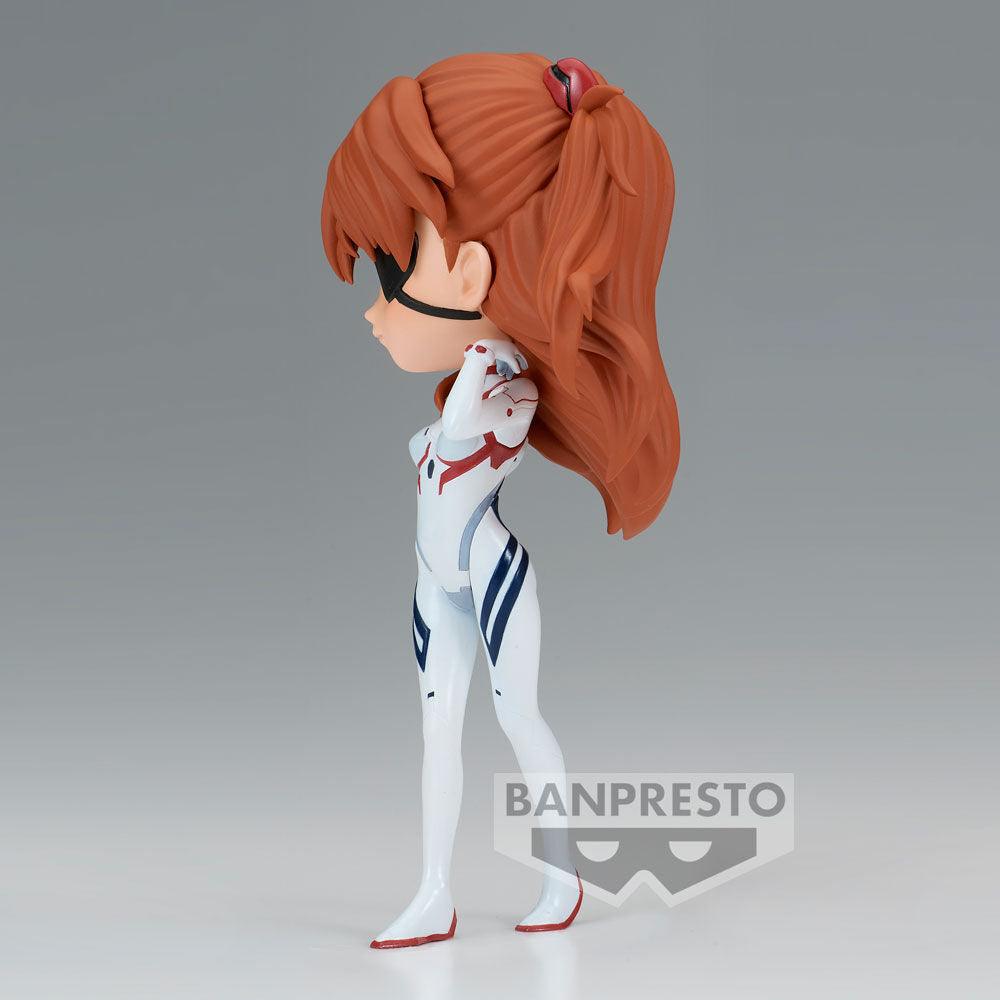 Rebuild of Evangelion Q Posket Asuka Shikinami Langley Figure (Ver. A) White Plugsuit Style - Banpresto - Ginga Toys