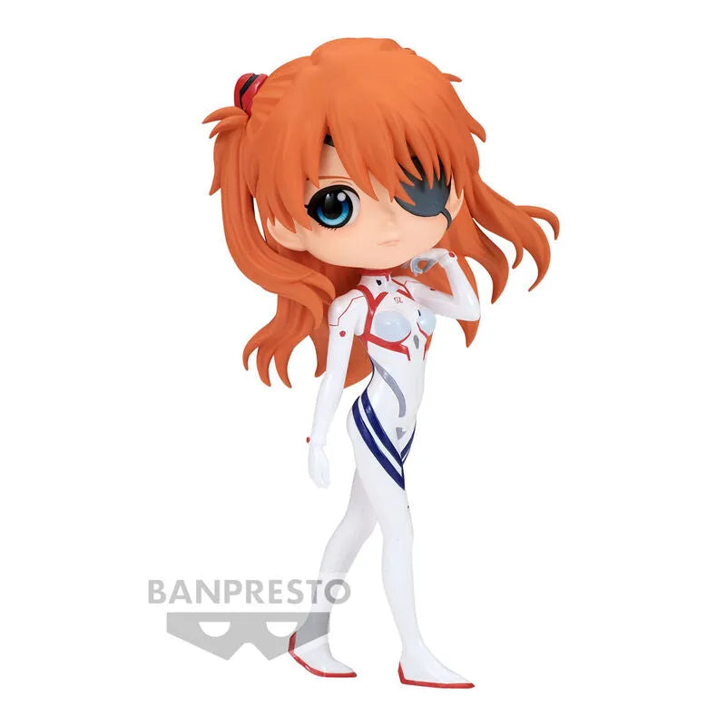 Rebuild of Evangelion Q Posket Asuka Shikinami Langley (Ver. B) White Plugsuit Style - Ginga Toys