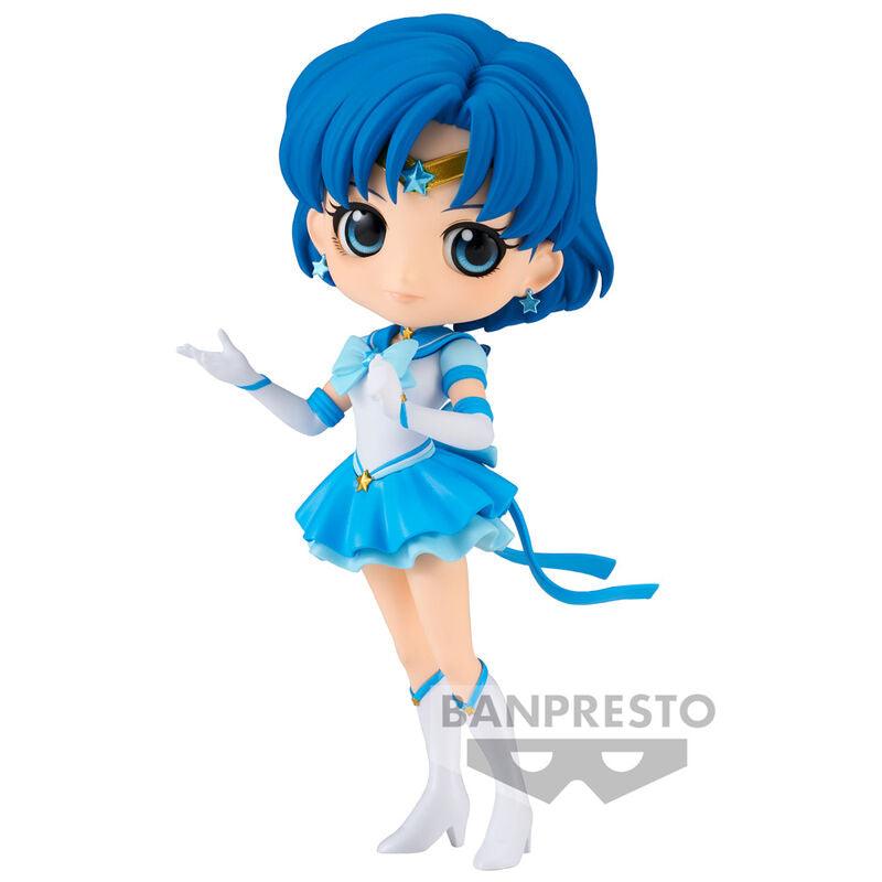 Sailor Moon Cosmos Q Posket Eternal Sailor Mercury Figure (Ver. A) - Ginga Toys