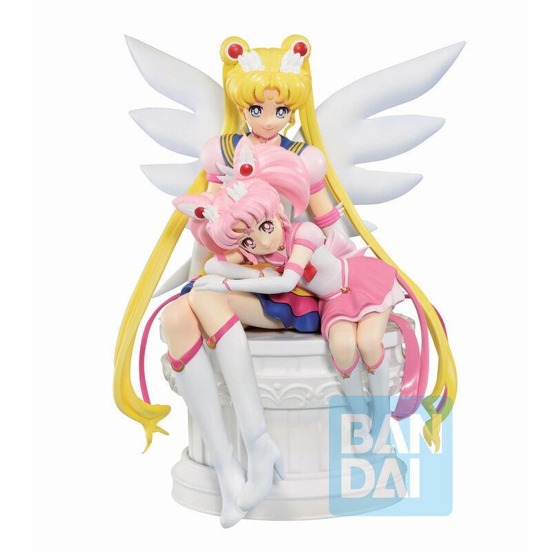 Sailor Moon Eternal Ichibansho Eternal Sailor Moon & Eternal Sailor Chibi Moon Figure - Bandai - Ginga Toys