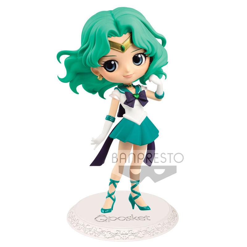 Sailor Moon Eternal Q Posket Super Sailor Neptune (Ver.A) Figure - Banpresto - Ginga Toys