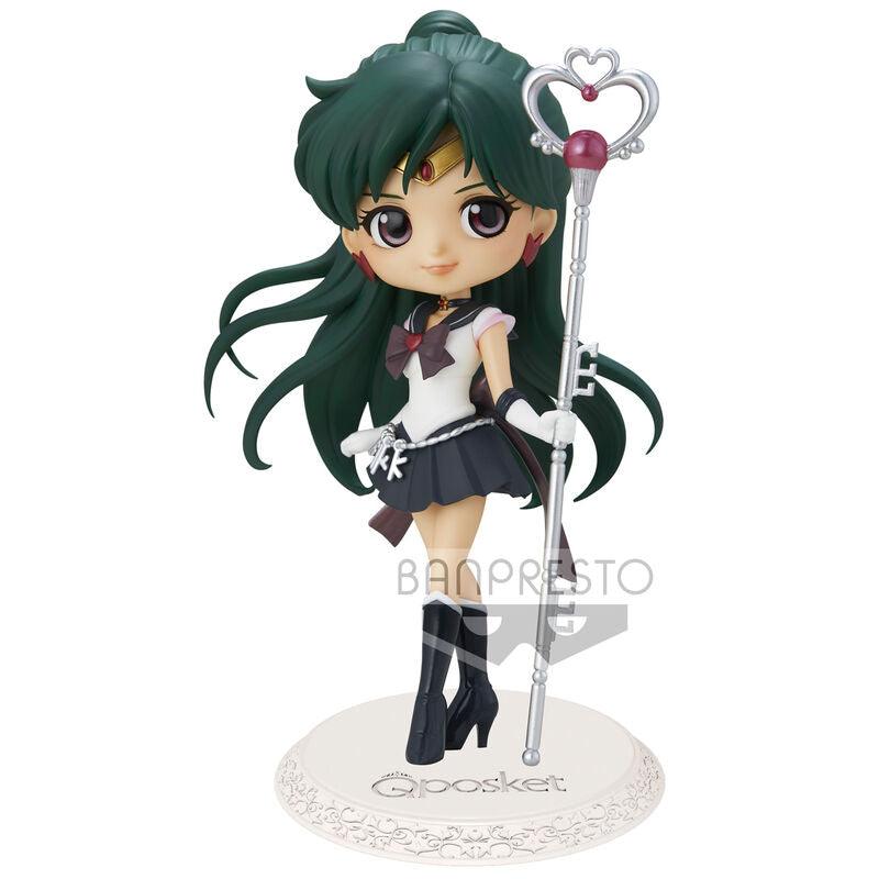 Sailor Moon Eternal Q Posket Super Sailor Pluto Figure - Banpresto - Ginga Toys