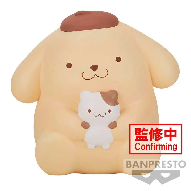 Sanrio Characters Hello Kitty Sofvimates Pompompurin Figure - Ginga Toys