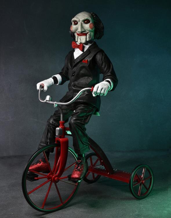 Saw Billy the Puppet on Tricycle 12" Action Figure with sound - Neca - Ginga Toys